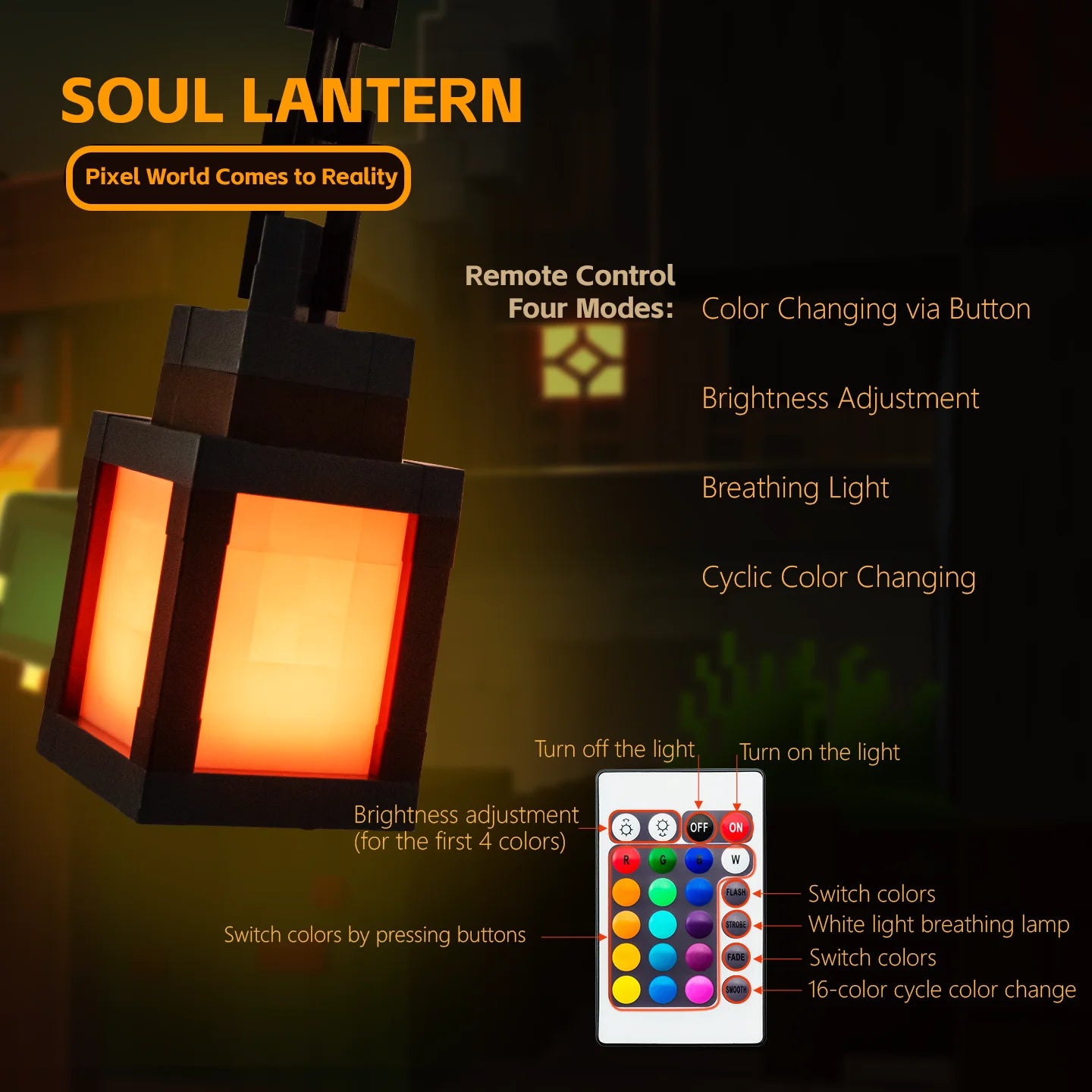Lampka Wielokolorowa Minecraft